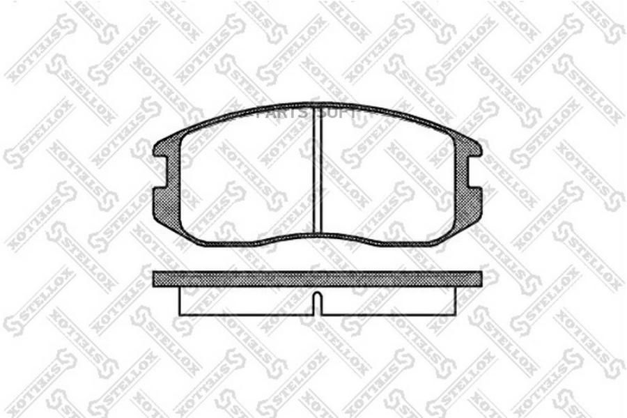 

Тормозные колодки Stellox 368000SX