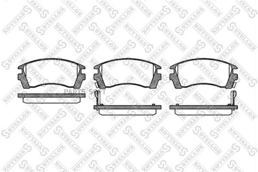 

Тормозные колодки Stellox 374002SX