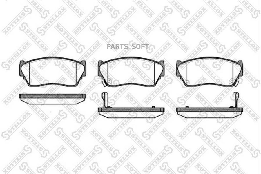 

Тормозные колодки Stellox 375002SX
