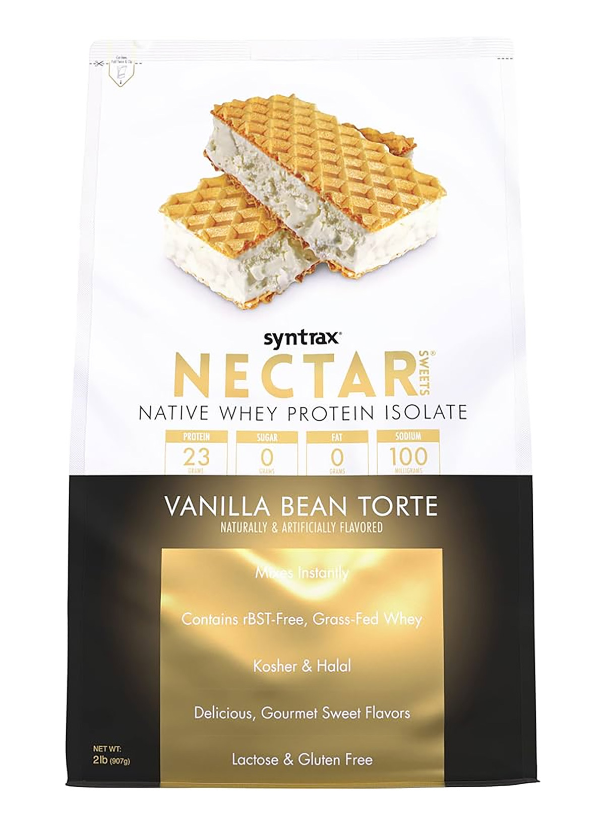 Протеин Syntrax Nectar, 907 г, vanilla bean torte