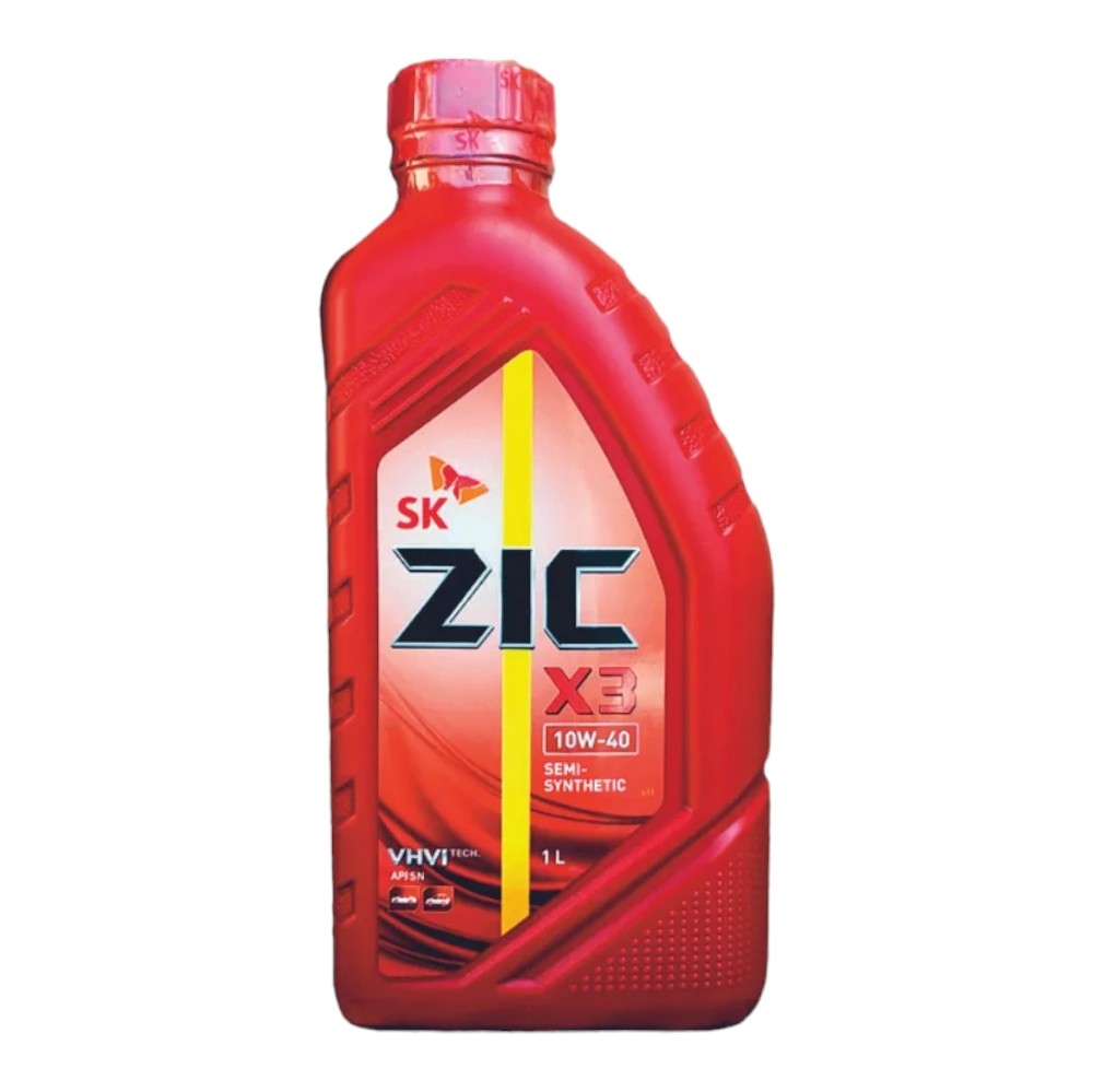 

Полусинтетическое моторное масло ZIC X3 10W40 (1л) 132040, X3 10W40 1L