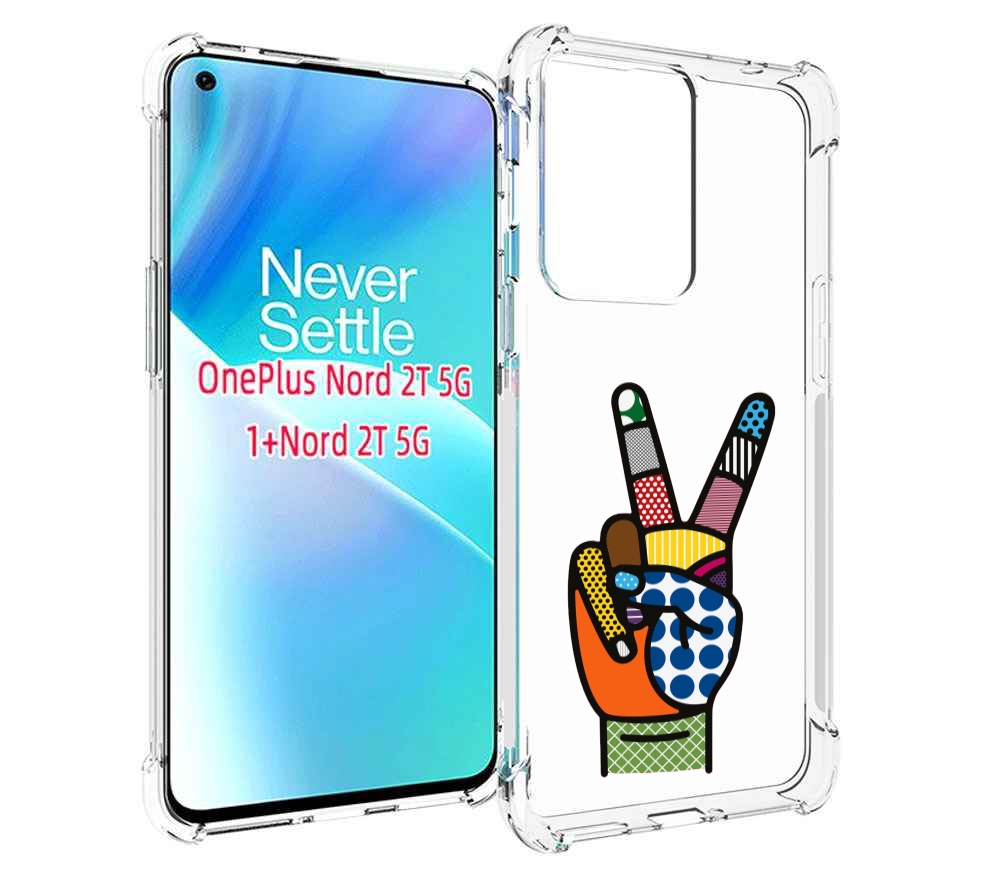 

Чехол MyPads йоу пальчики для OnePlus Nord 2T, Прозрачный, Tocco