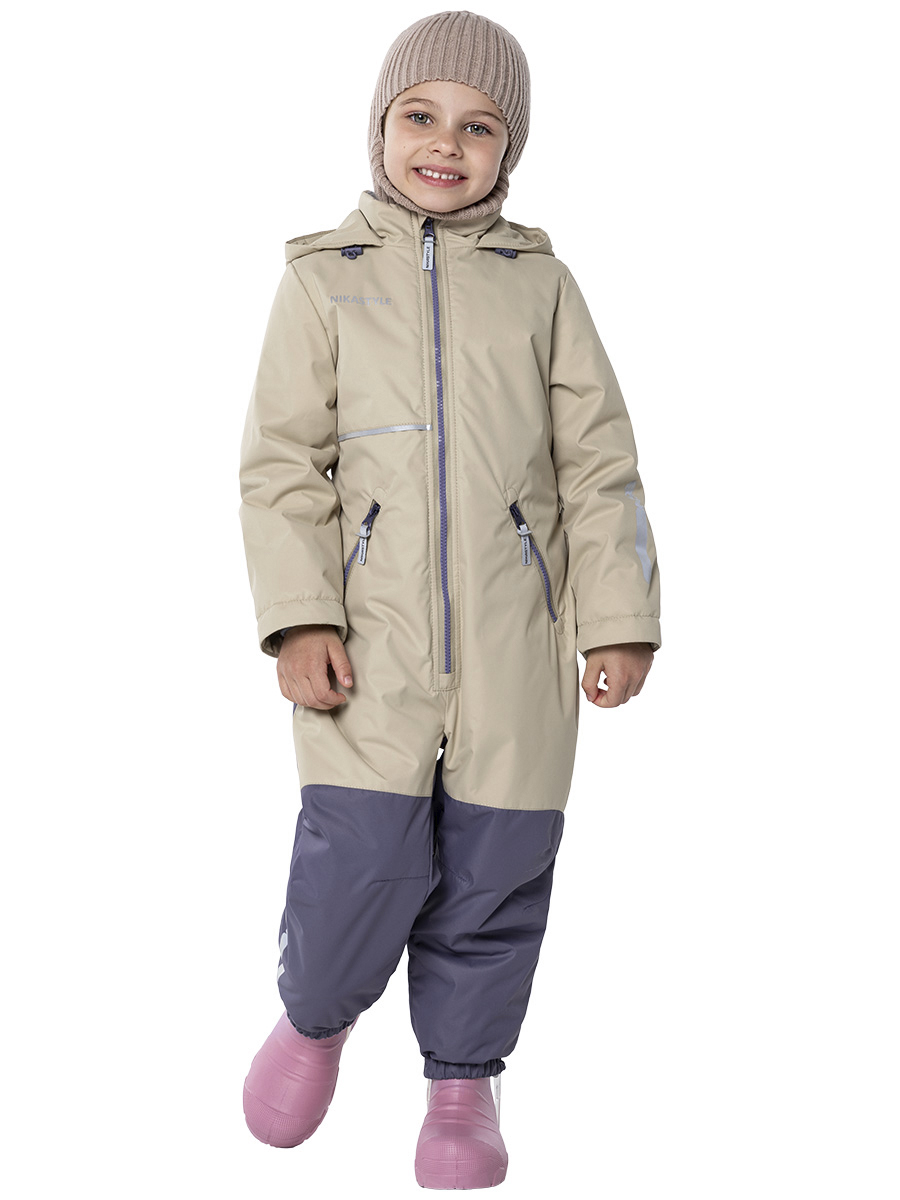 

Комбинезон детский NIKASTYLE 8м1624, бежевый, 116, 8м1624
