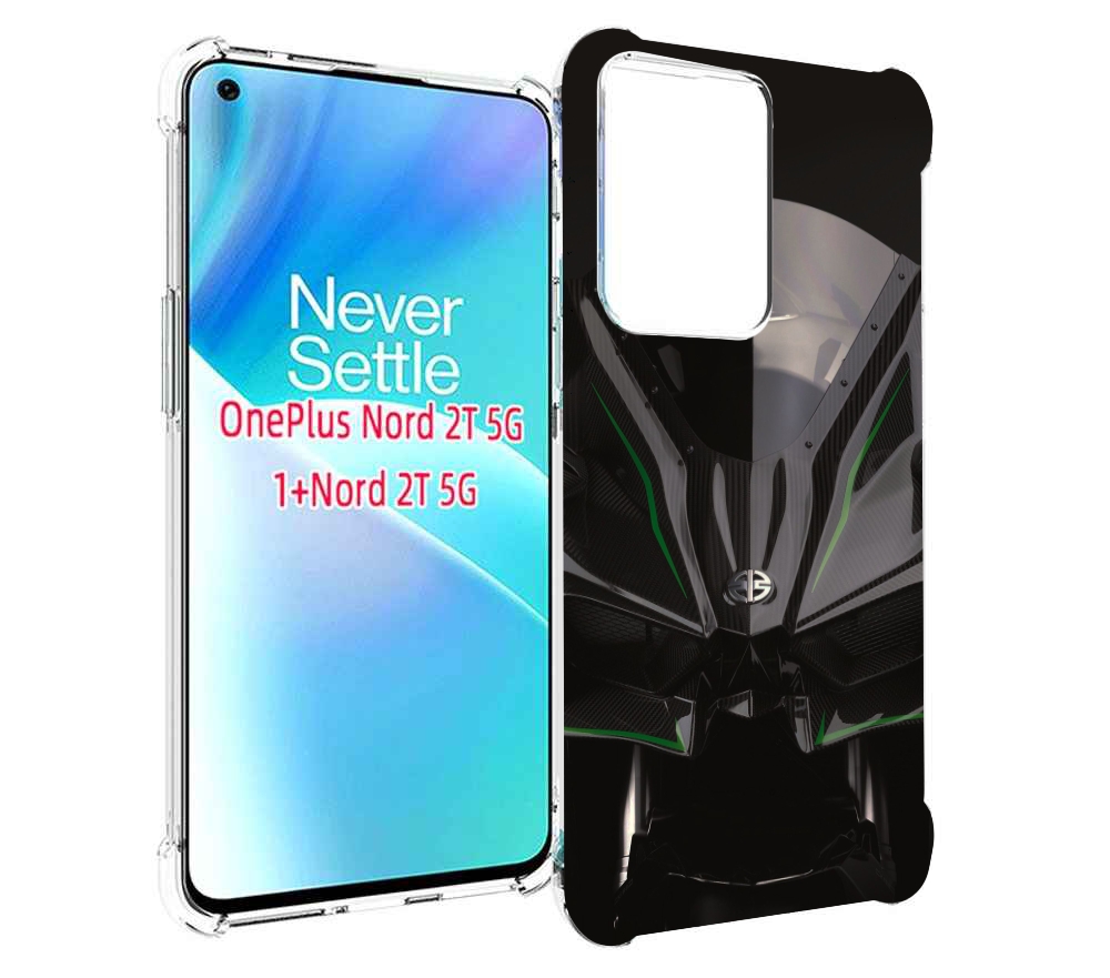 

Чехол MyPads кавасаки мото для OnePlus Nord 2T, Прозрачный, Tocco