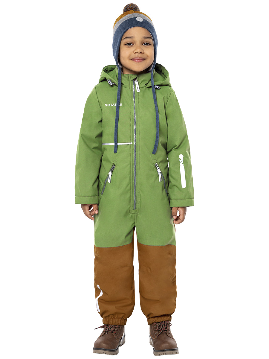 

Комбинезон детский NIKASTYLE 8м1624, зеленый, 104, 8м1624