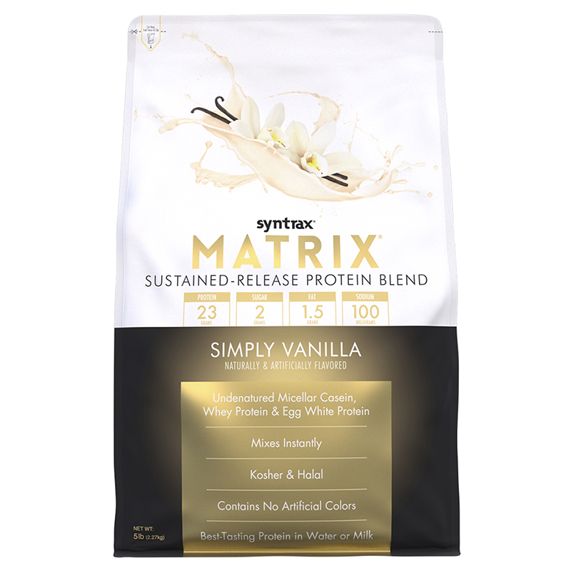 Протеин Syntrax Matrix 5.0, 2270 г, simply vanilla