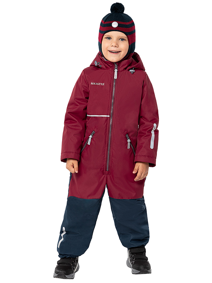 

Комбинезон детский NIKASTYLE 8м1624, бордовый, 110, 8м1624