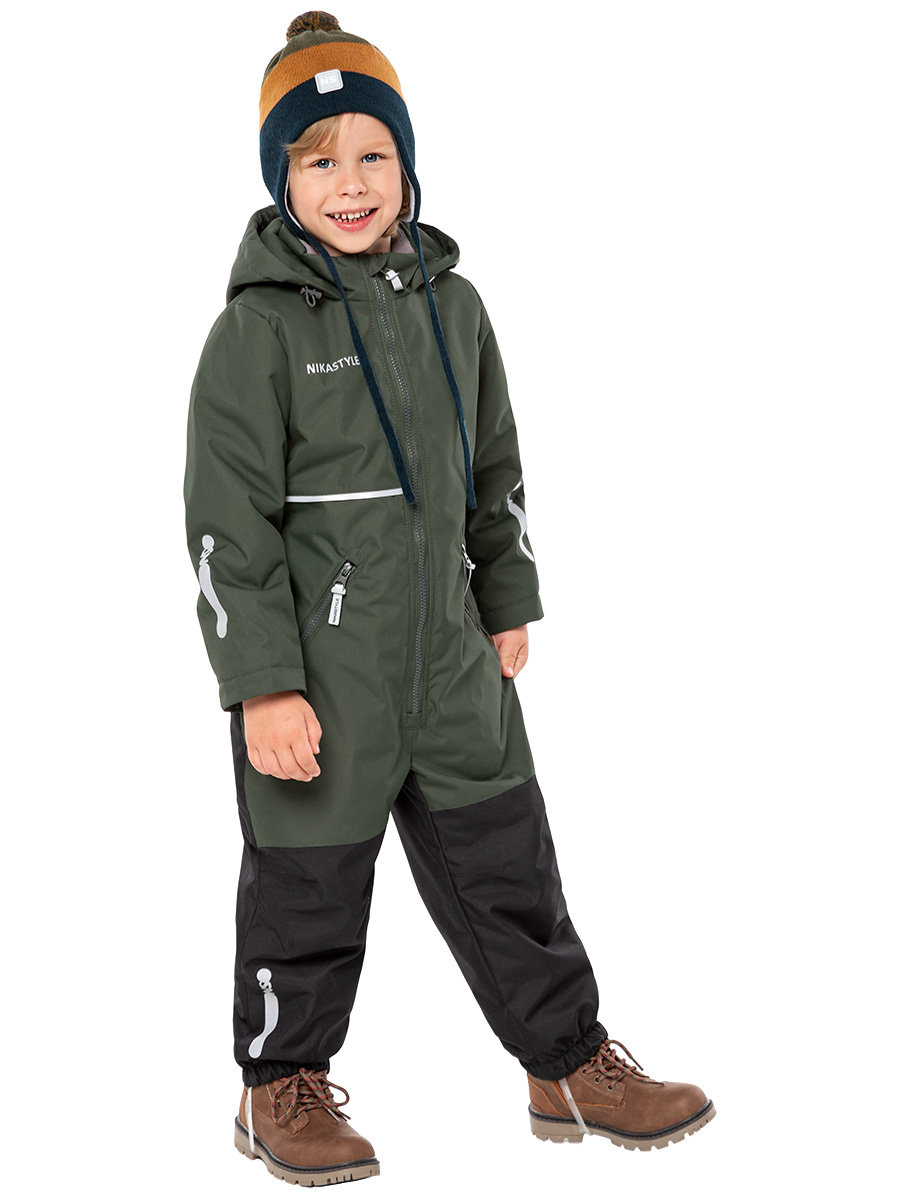 

Комбинезон детский NIKASTYLE 8м1624, хаки, 98, 8м1624