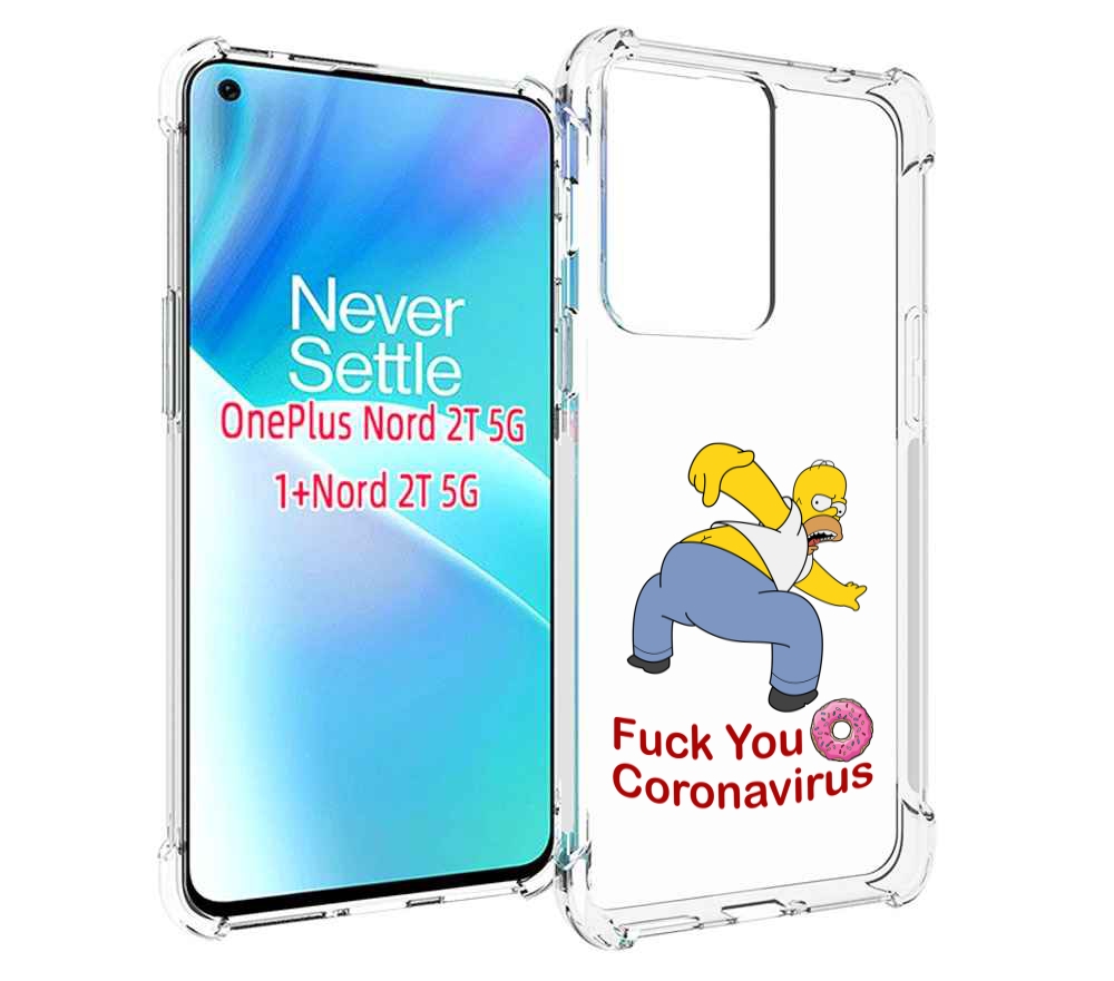 

Чехол MyPads корона-уходи для OnePlus Nord 2T, Прозрачный, Tocco