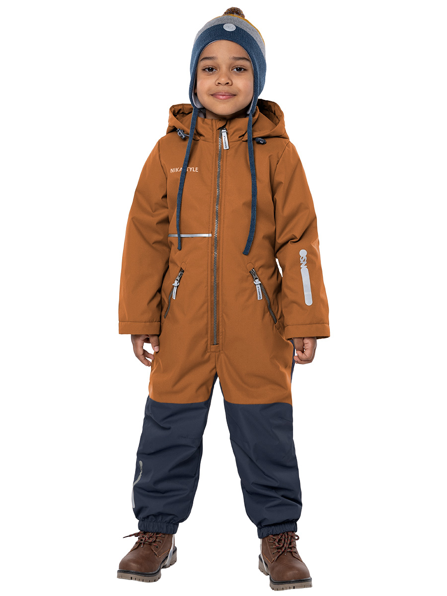 

Комбинезон детский NIKASTYLE 8м1624, коричневый, 122, 8м1624