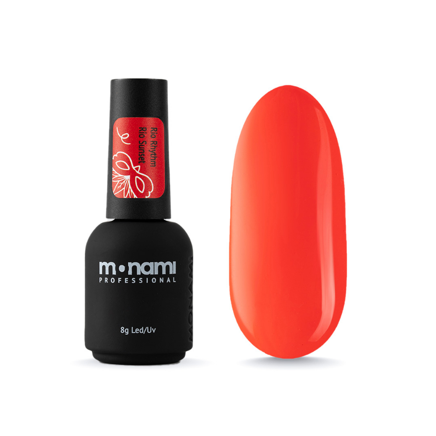 

Гель-лак Monami Professional Rio Rhythm Rio Sunset 8 г, Красный