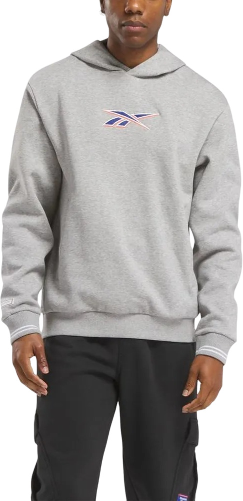 

Худи унисекс Reebok Cl Uniform Hoodie серое S, Серый, Cl Uniform Hoodie