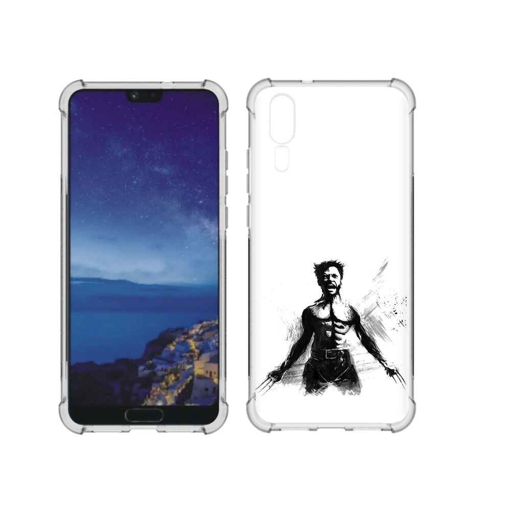 

Чехол MyPads Tocco для Huawei P20 росомаха (PT108006.52.587), Прозрачный, Tocco