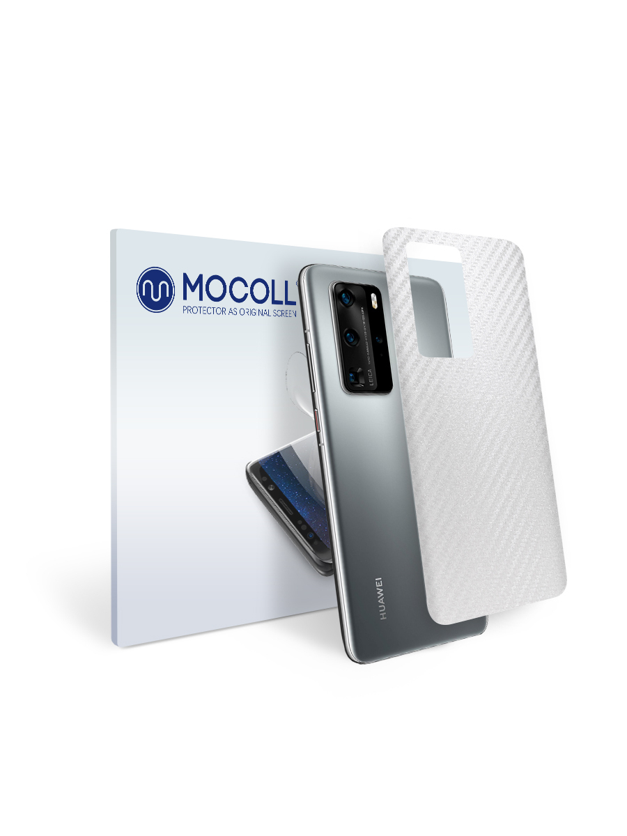 

Пленка защитная MOCOLL для задней панели HUAWEI Mate 30 Pro Карбон прозрачный