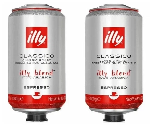 Кофе в зернах Illy Classico Espresso, 3 кг х 2 шт