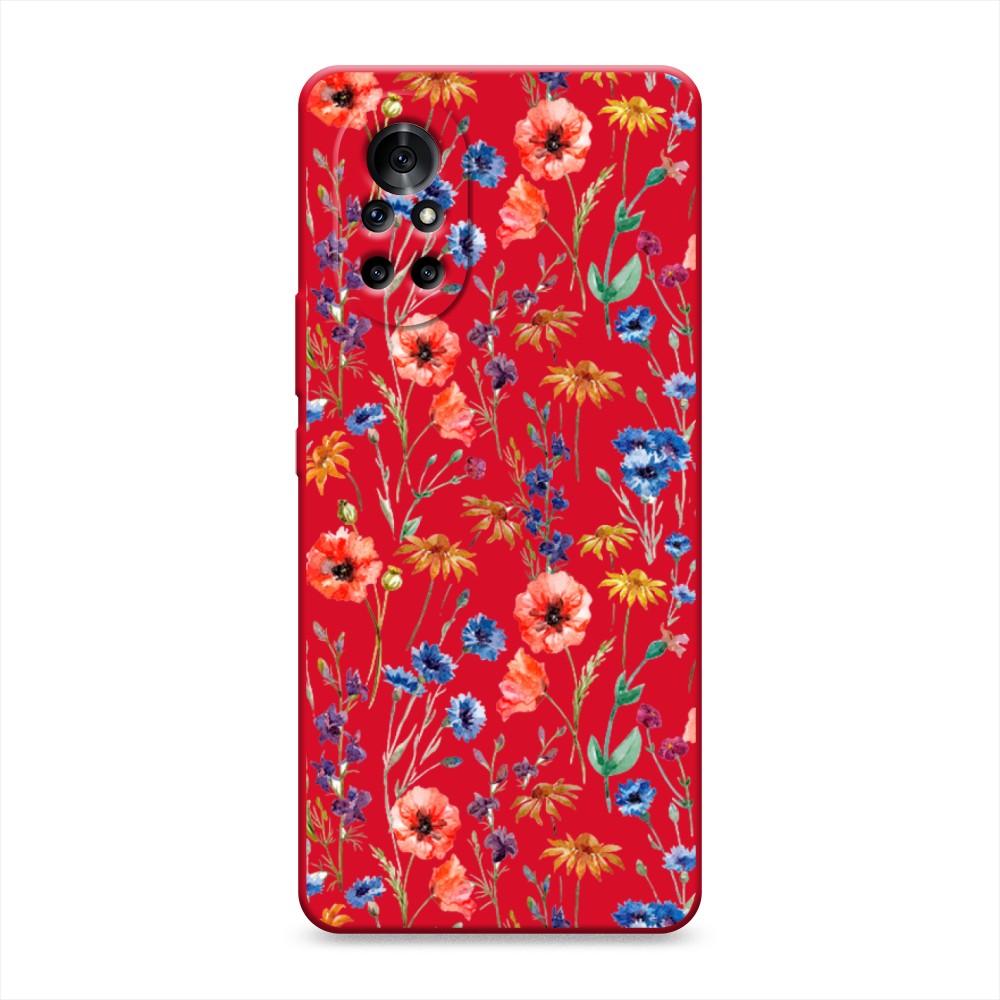 

Чехол Awog "Маки и васильки фон" на Huawei Nova 8, 6105753-1