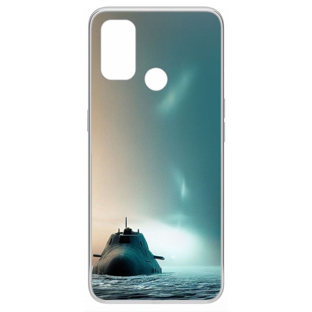 Чехол-накладка Krutoff Clear Case Подлодка для Oppo A53 (2020)