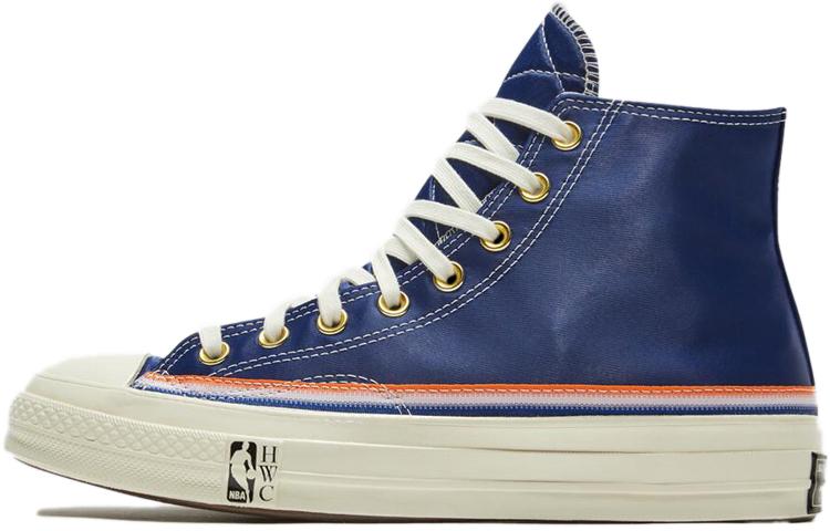 

Кеды унисекс Converse 1970s Breaking Down Barriers Knicks Chuck 70 синие 42.5 EU, Синий, 1970s Breaking Down Barriers Knicks Chuck 70