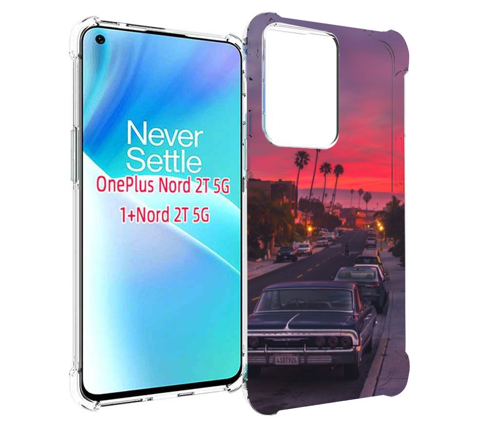 

Чехол MyPads красивая дорога америки для OnePlus Nord 2T, Прозрачный, Tocco