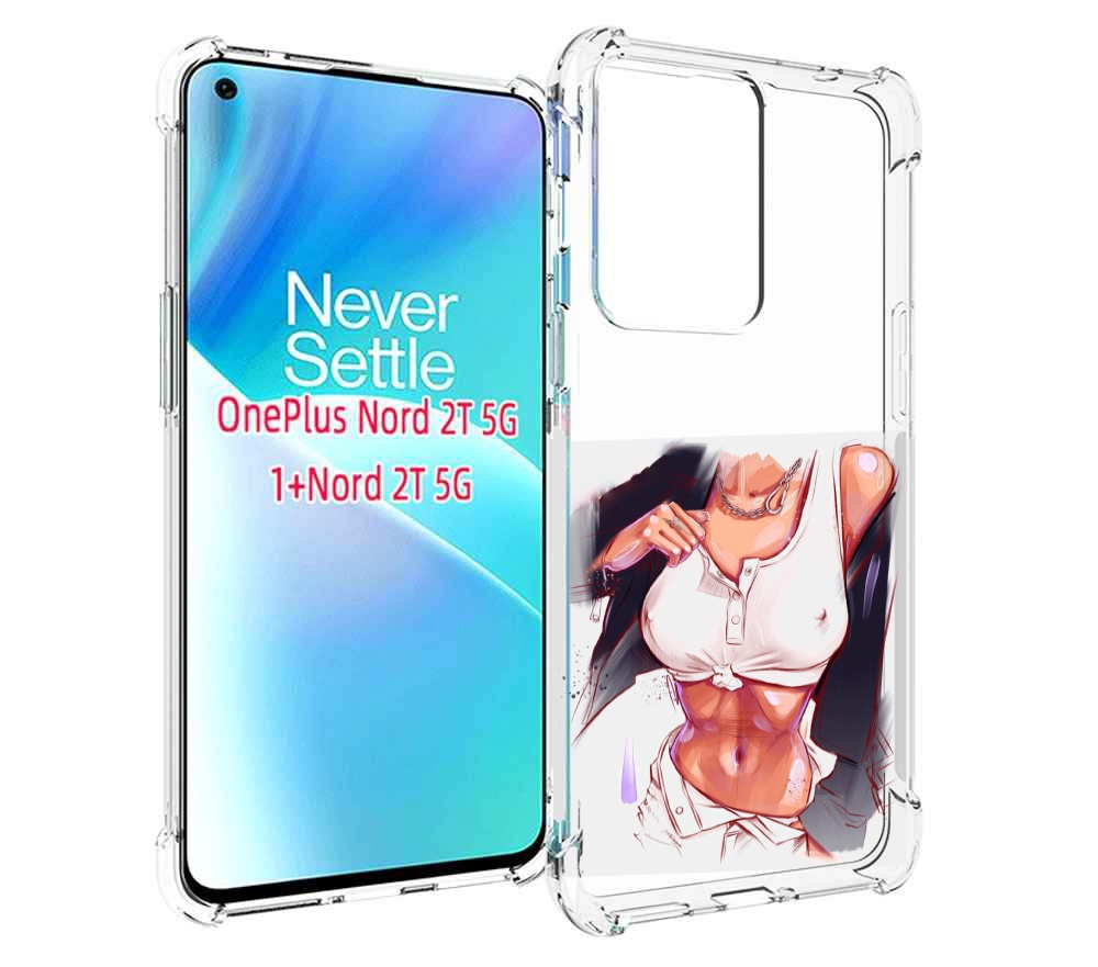 

Чехол MyPads красивая-стройная-модель для OnePlus Nord 2T, Прозрачный, Tocco