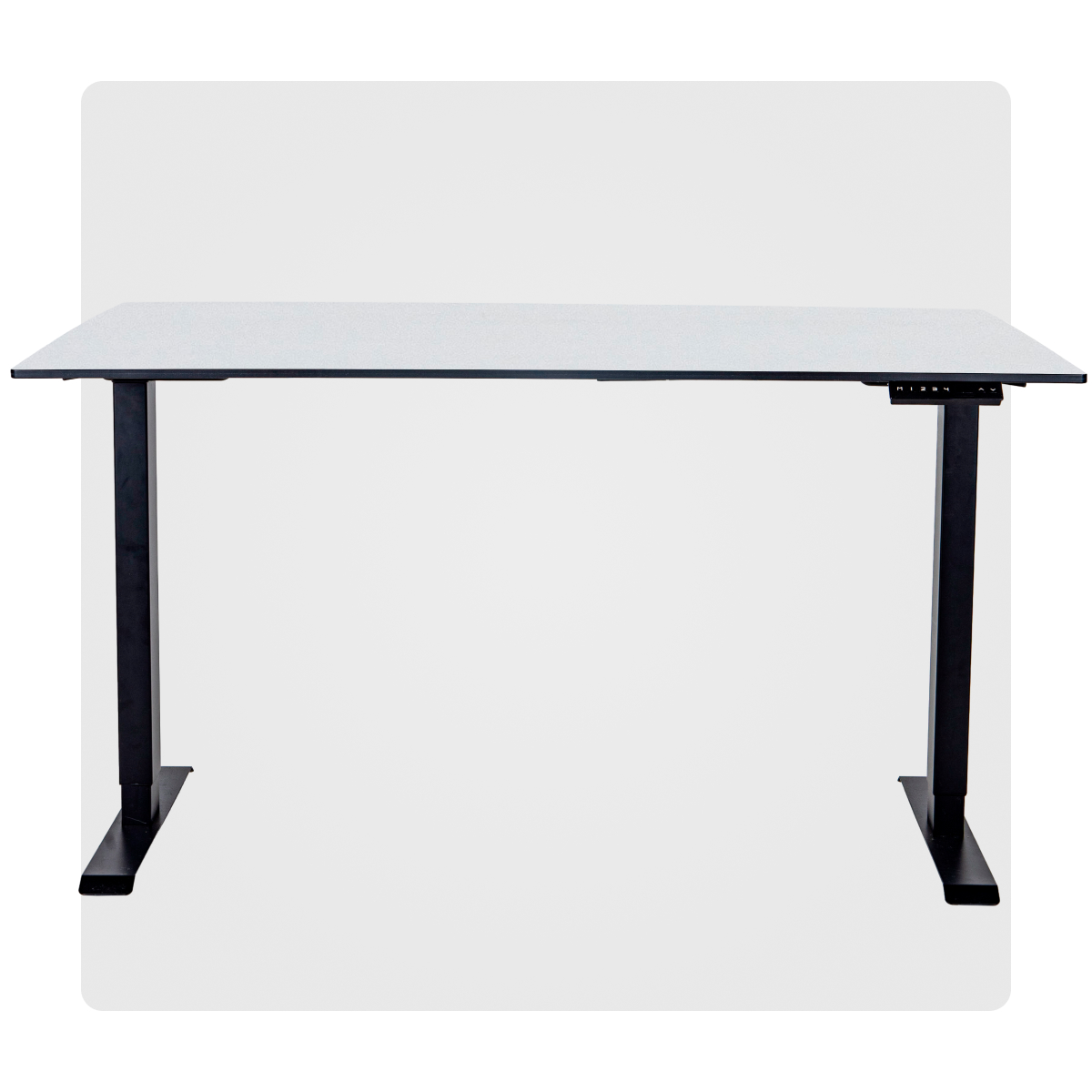 

Компьютерный стол LuxAlto, 2AR2, 34483, HPL 180х90см, белый, черный, HPL-2AR2-LuxAlto