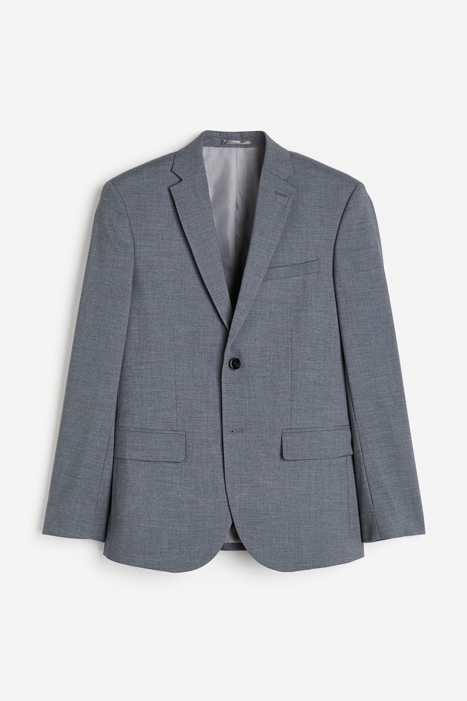 Пиджак мужской H&M 713986065 серый 50 RU (доставка из-за рубежа)