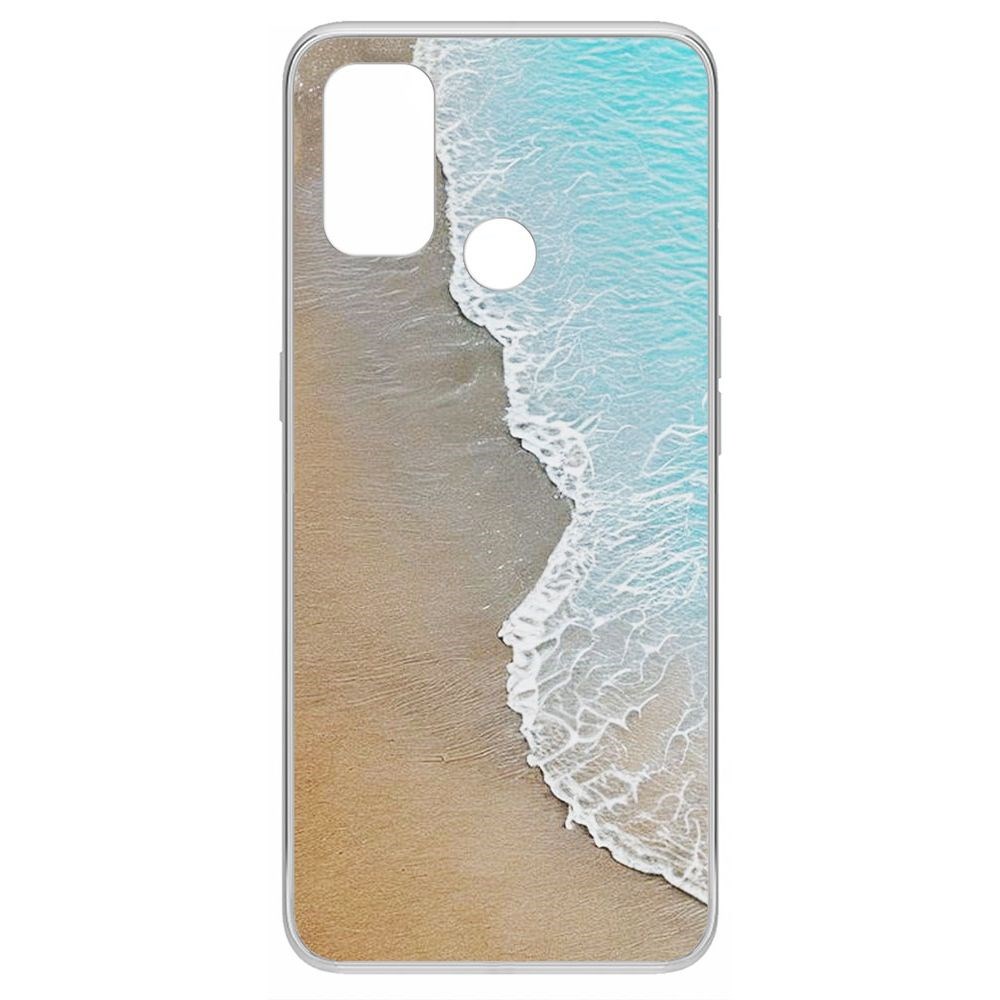 Чехол-накладка Krutoff Clear Case Прибой для Oppo A53 (2020)