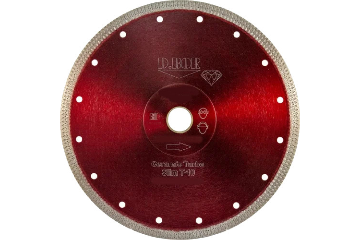 фото D.bor алмазный диск ceramic turbo slim t-10, 350x2,4x30/25,4 (cts-t-10-0350-030)