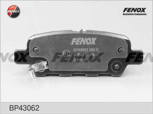 

Тормозные колодки FENOX дисковые BP43062