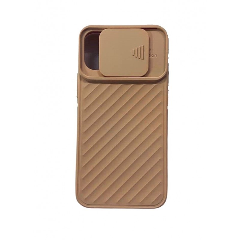 

Чехол для iPhone 12 Mini с защитой камеры шторка Overlay (Розовый), iPhone 12 Mini