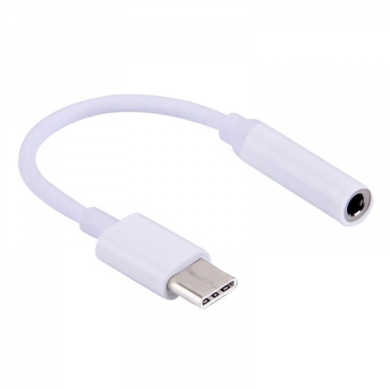 Переходник USB type-C на Jack 3.5, 10 штук 100042863705 белый