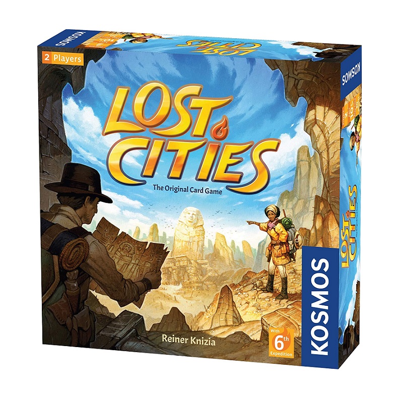 Настольная игра Kosmos Lost Cities with 6th Expedition, Затерянные города, 691821 настольная игра kosmos dimension измерение 692209