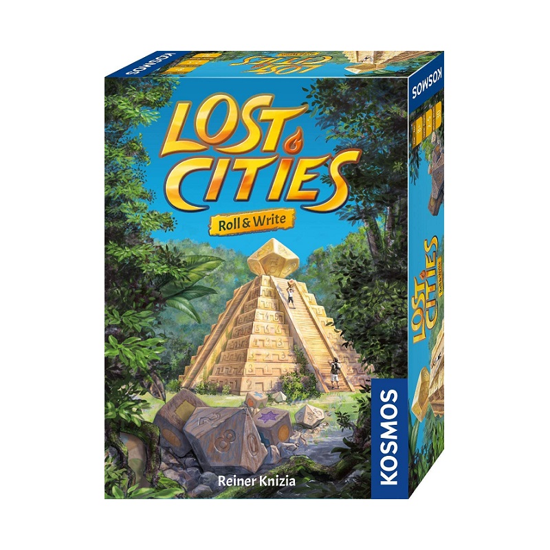 Настольная игра Kosmos Lost Cities Roll & Write, Затерянные города кидай и пиши, 680589 настольная игра kosmos dimension измерение 692209