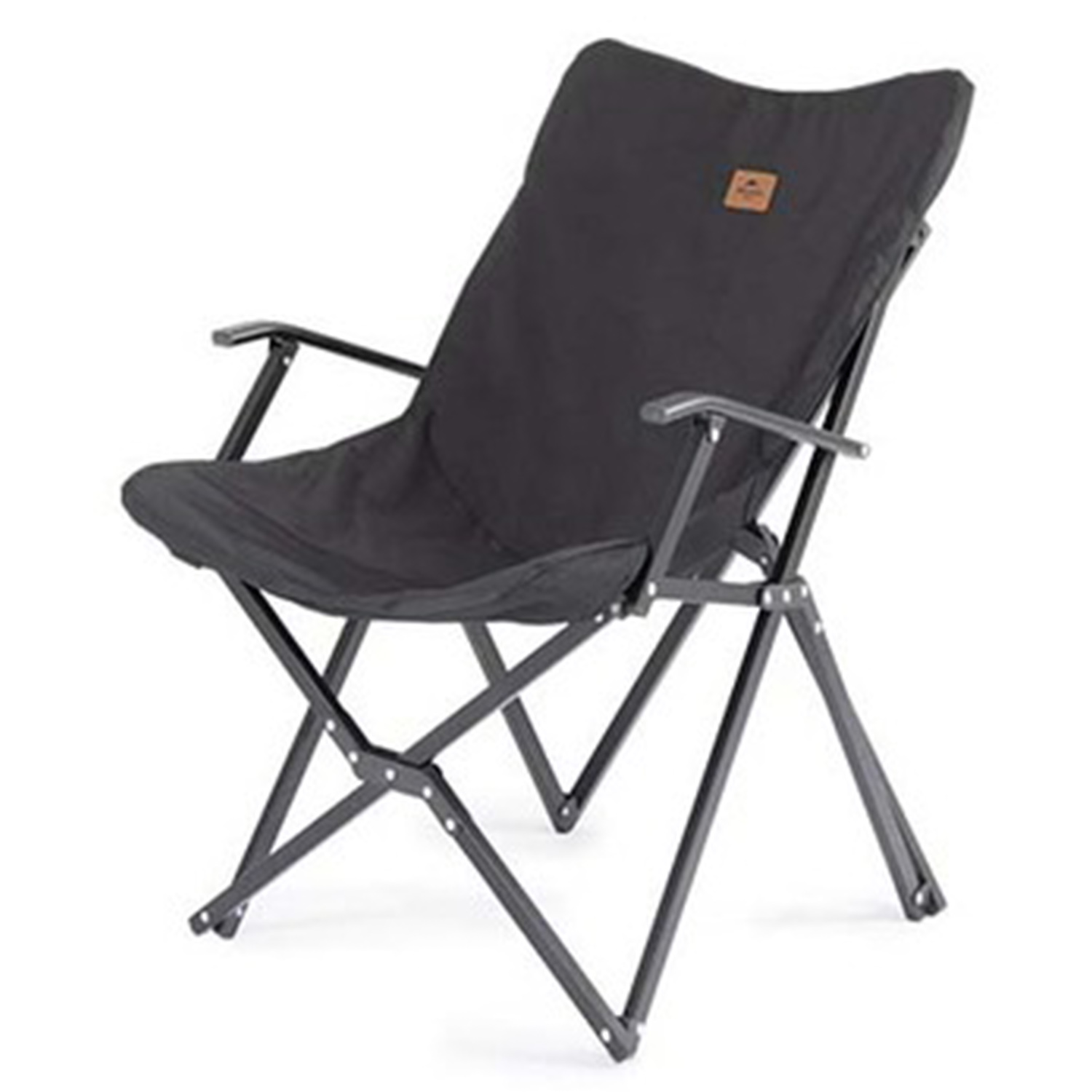 Кресло Naturehike Outdoor Foldable Moon Chair Black (б/р) 2024-25