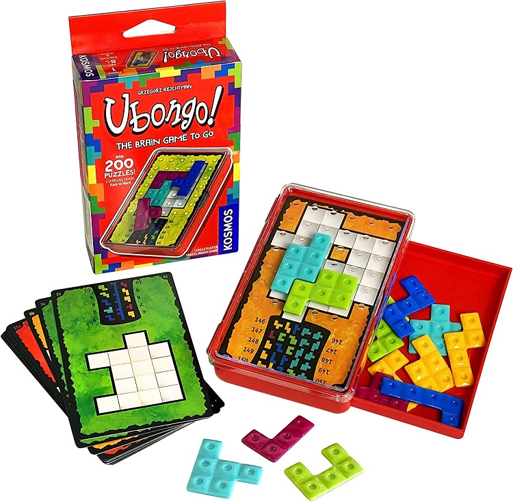 Настольная игра Kosmos Ubongo The Brain Game To Go, Убонго игра для мозга в дорогу, 696187