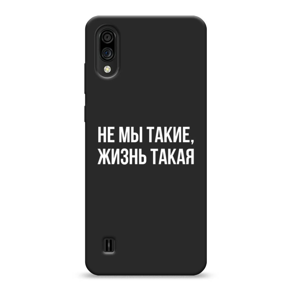 

Чехол Awog на ZTE Blade A51 lite / ЗТЕ Блэйд A51 lite "Не мы такие, жизнь такая", Разноцветный, 134852-1