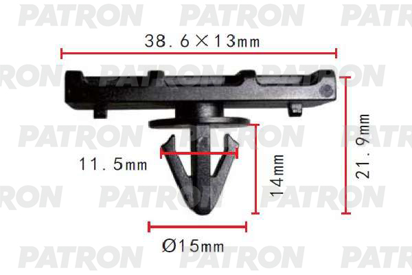 

Клипса Автомобильная PATRON P371891