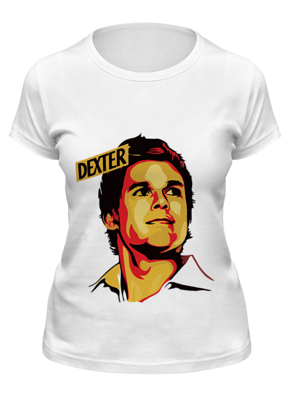 

Футболка женская Printio Dexter белая M, Белый, Dexter