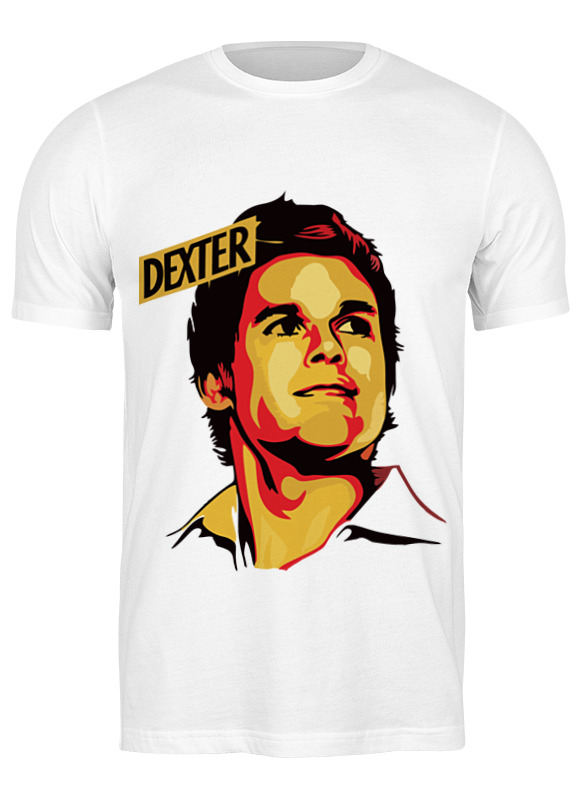 

Футболка мужская Printio Dexter белая M, Белый, Dexter