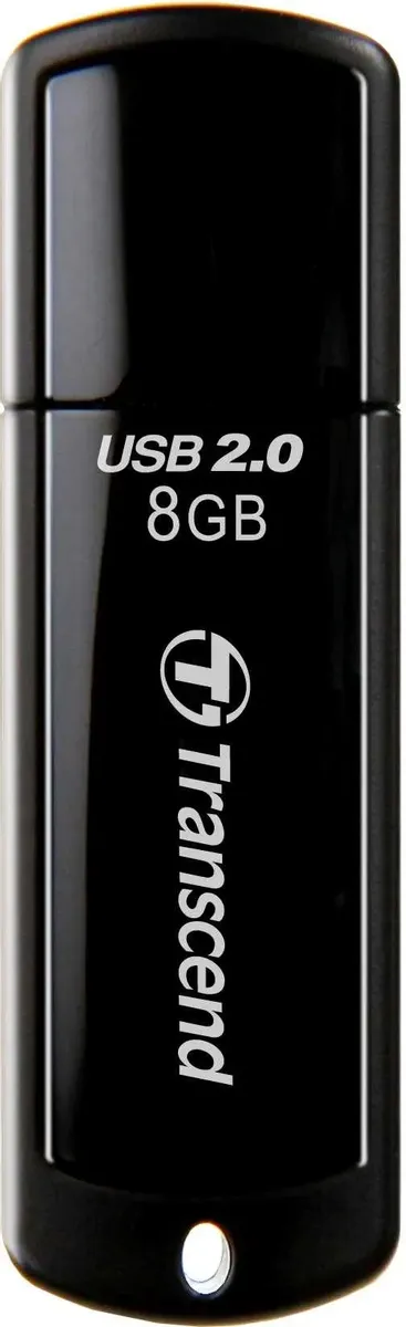

Transcend JetFlash 350, 8 гб, USB 2.0, черная