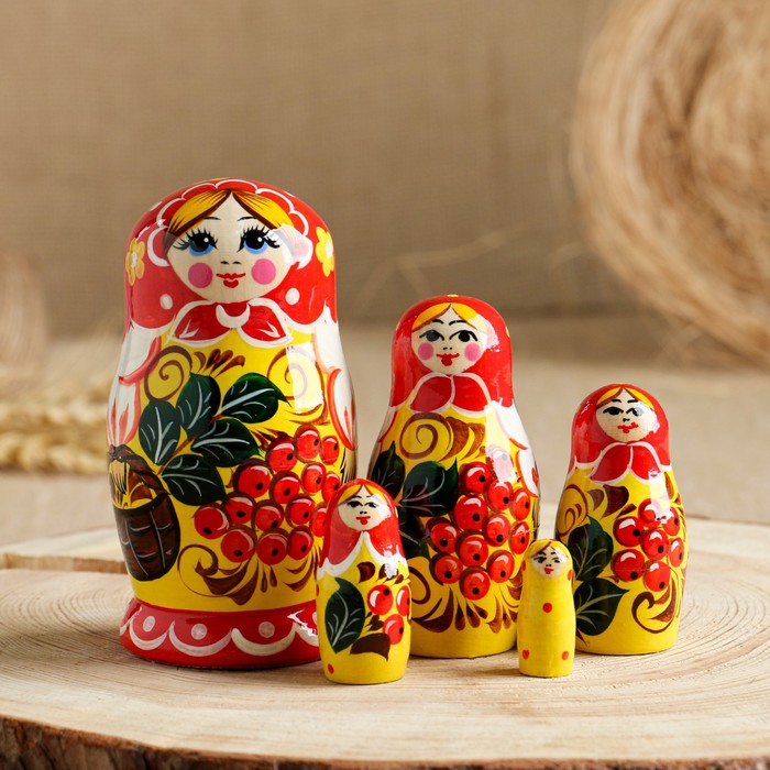 

Sima-land "Катерина", рябина, 5 кукол, 10 см, ручная работа