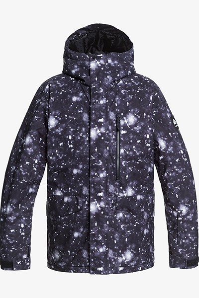 

Мужская сноубордическая куртка Mission Printed, черный, XXL, EQYTJ03267