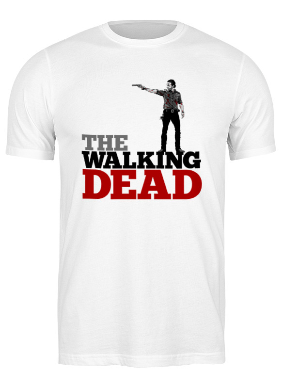

Футболка мужская Printio The walking dead белая M, Белый, The walking dead