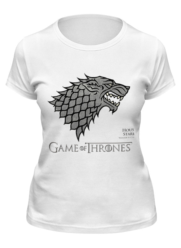 

Футболка женская Printio Game of thrones белая M, Game of thrones