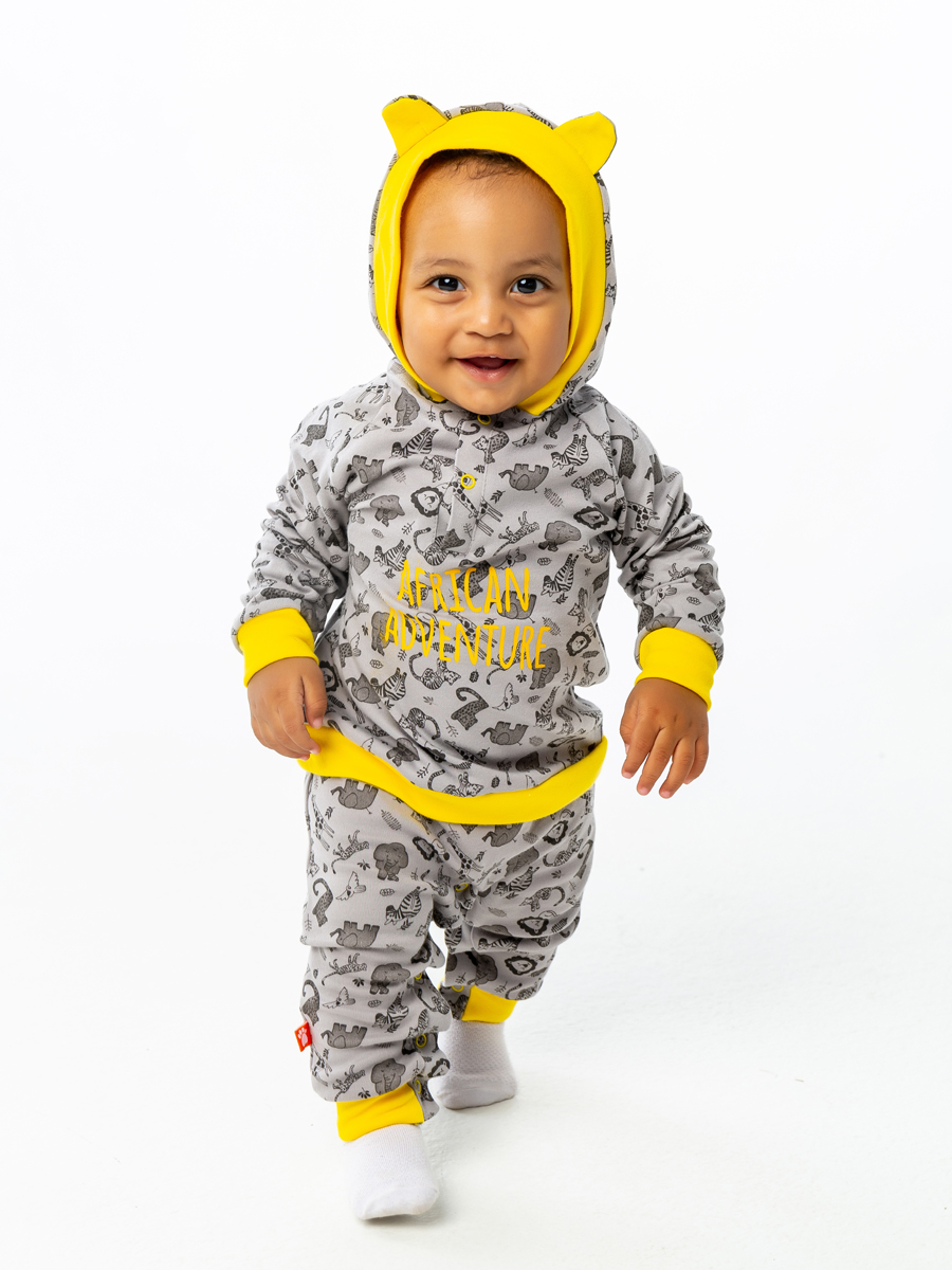 

Комбинезон детский КотМарКот 654121400, серый, 92, 654121400