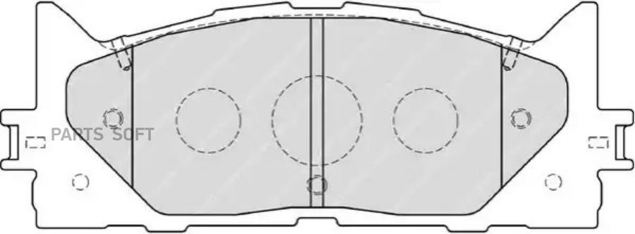 

Колодки Дисковые П Toyota Camry Acv 40/45 06> Ferodo FDB1991 Fdb1991
