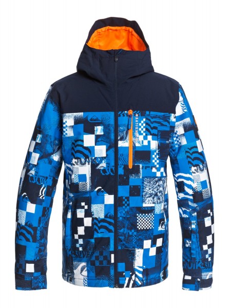 фото Мужская сноубордическая куртка morton, синий, s quicksilver