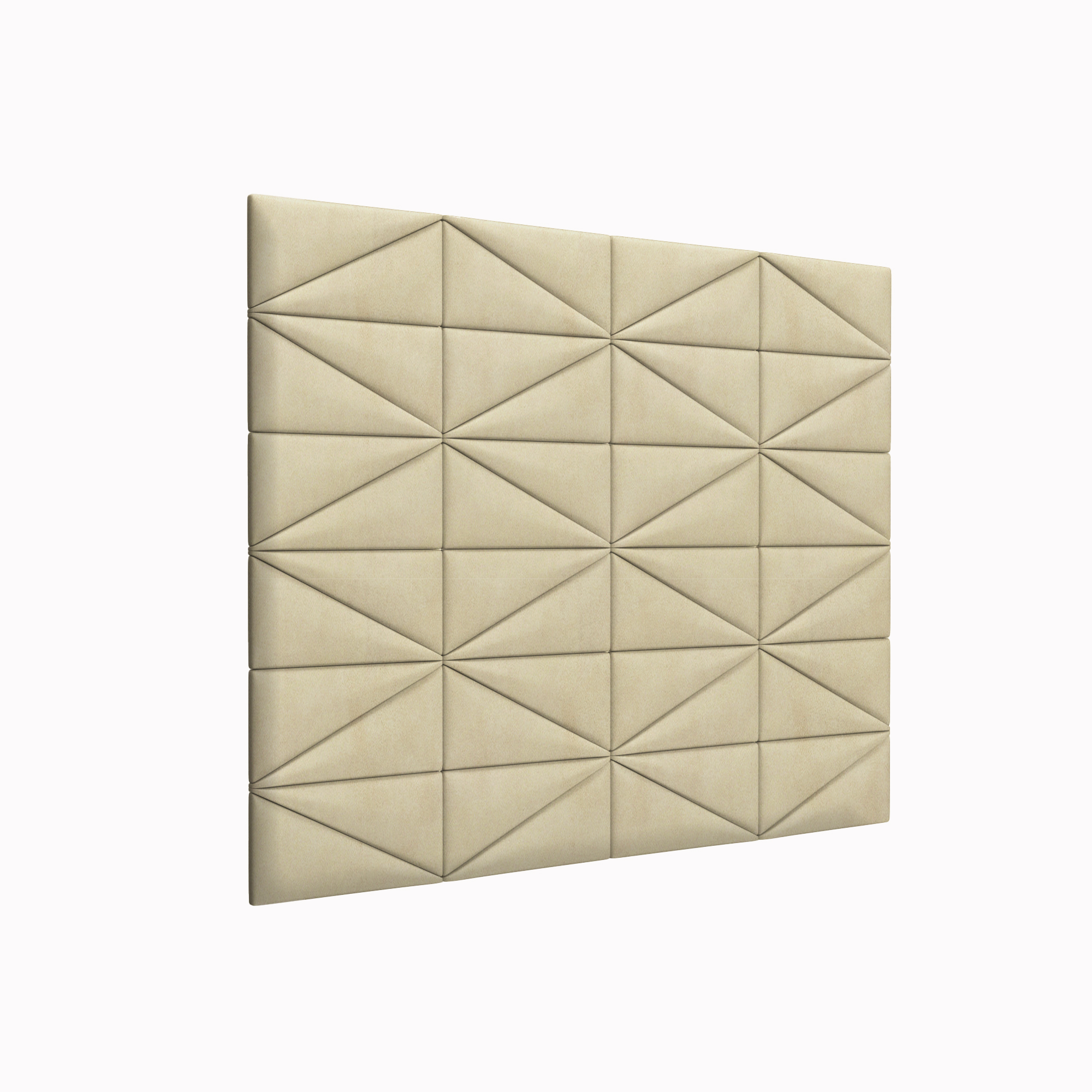 

Мягкое изголовье кровати Alcantara Peach 15х30PL см 2 шт., Бежевый, MG331530PL-2