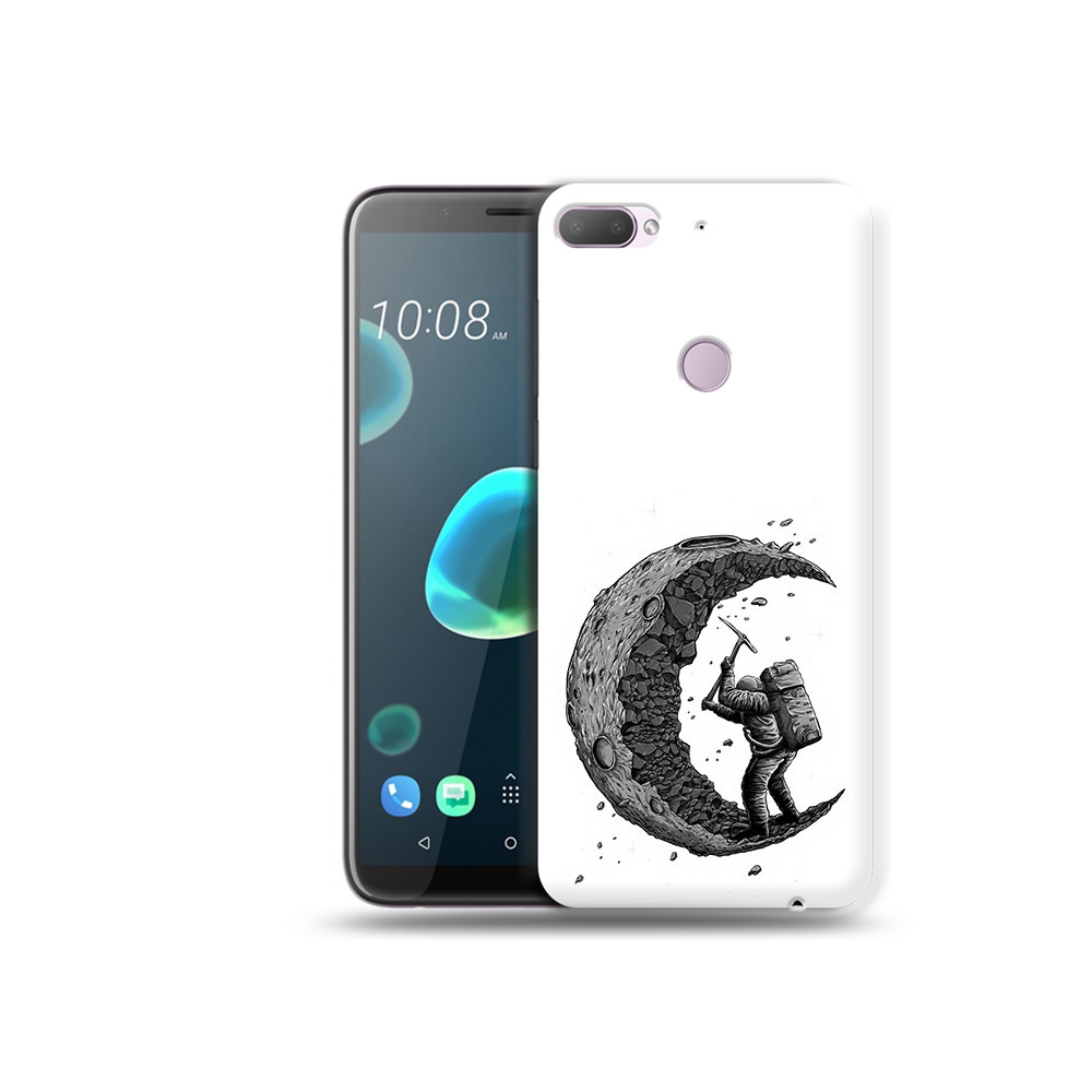 

Чехол MyPads Tocco для HTC Desire 12 Plus камненная луна, Прозрачный, Tocco