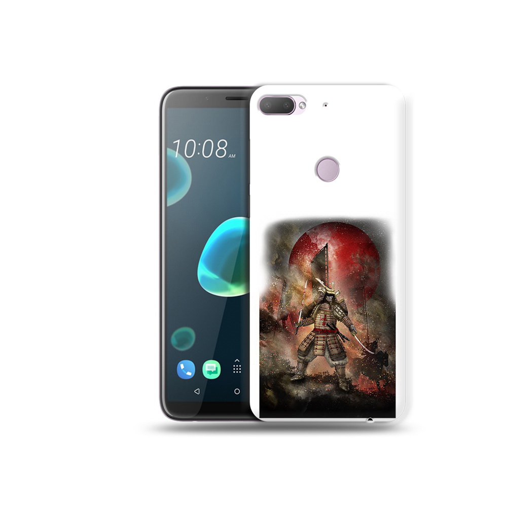 

Чехол MyPads Tocco для HTC Desire 12 Plus китайскийвоин, Прозрачный, Tocco